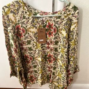 Rhea Costa Floral Blouse - Multicolor